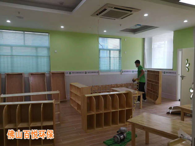 佛山艾恒幼兒園新裝修除甲醛,專業公司治理施工